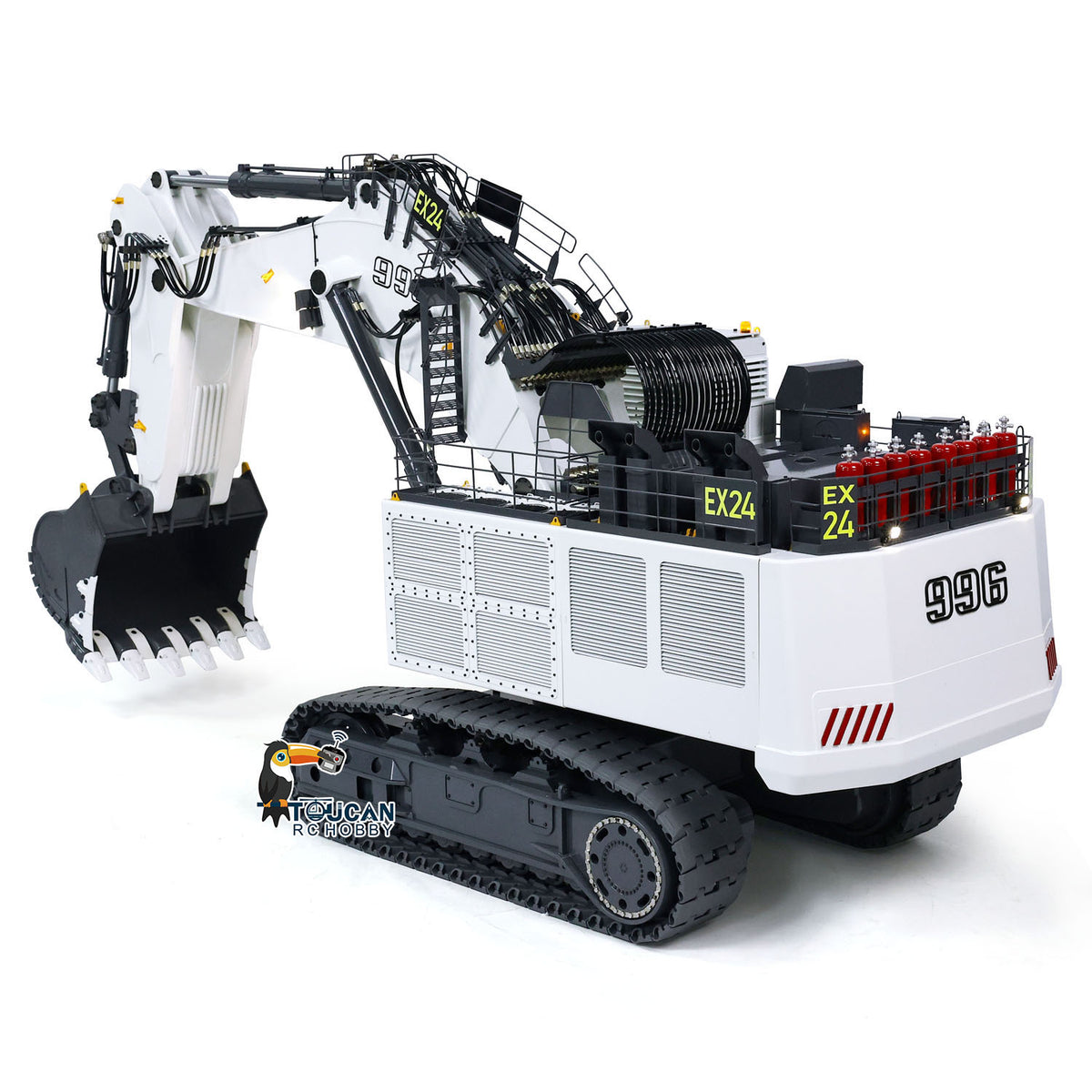 TOUCAN RC HOBBY SFrog 1/20 Metal Painted Assembled RC Hydraulic Equipment Remote Controlled Excavator for 996 Taranis XE Radio Digger Frsky-Taranis-XE