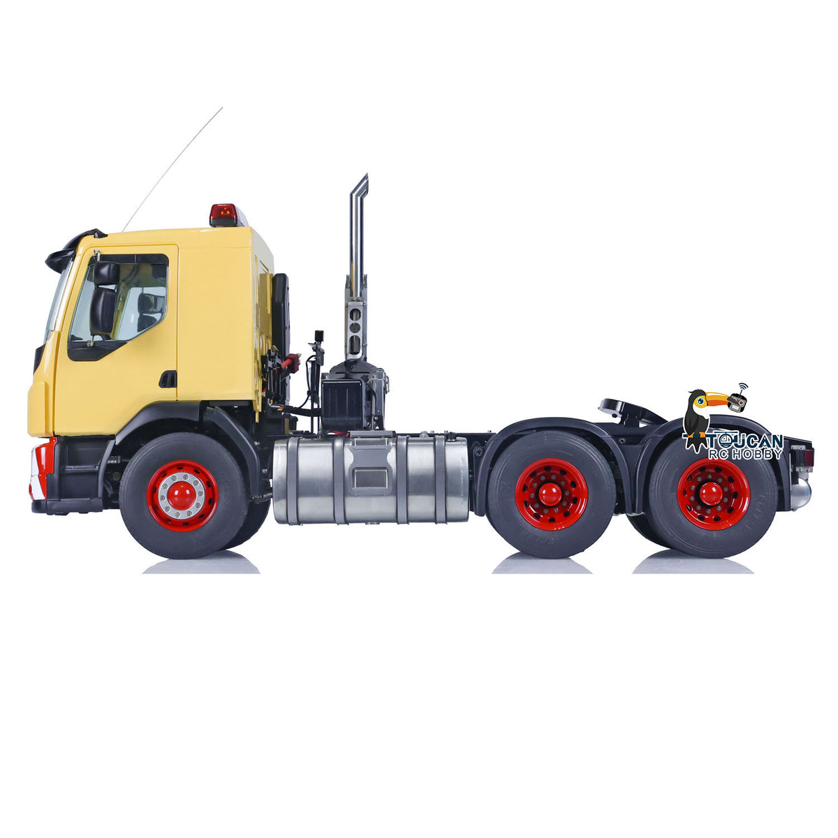 TOUCAN RC HOBBY LESU 1/14 6x6 RC Tractor Truck 3Axles Painted Assembled Remote Control Car Model