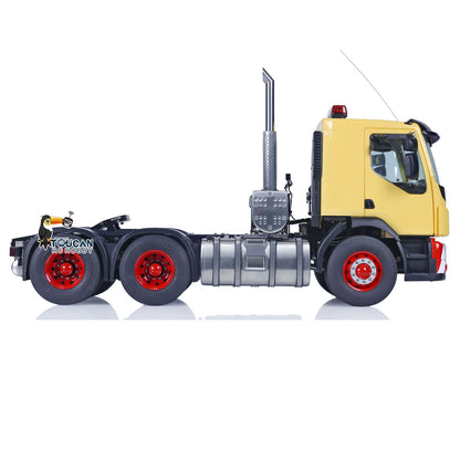TOUCAN RC HOBBY LESU 1/14 6x6 RC Tractor Truck 3Axles Painted Assembled Remote Control Car Model