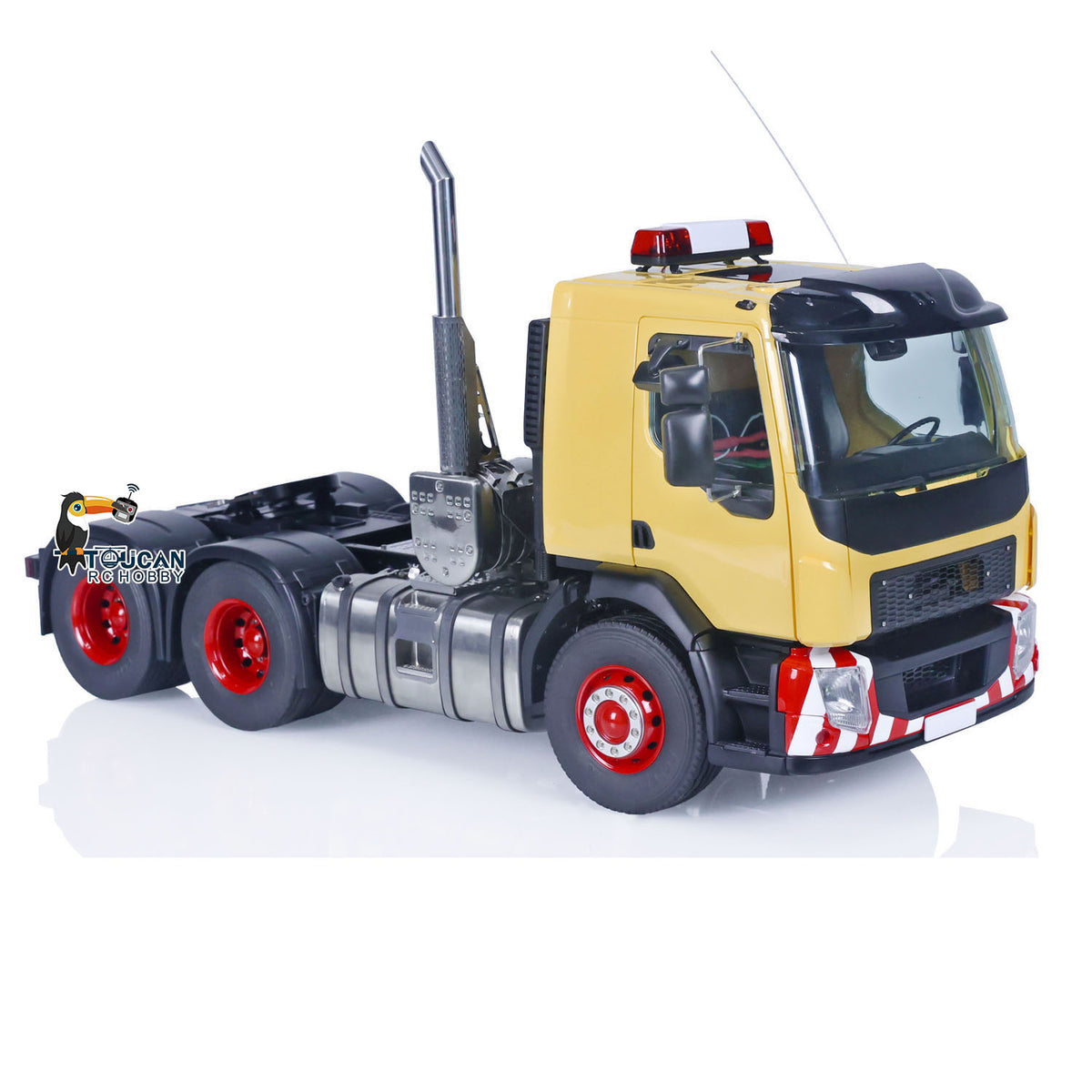 TOUCAN RC HOBBY LESU 1/14 6x6 RC Tractor Truck 3Axles Painted Assembled Remote Control Car Model