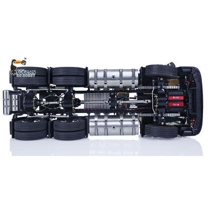 TOUCAN RC HOBBY LESU 1/14 6x6 RC Tractor Truck 3Axles Painted Assembled Remote Control Car Model