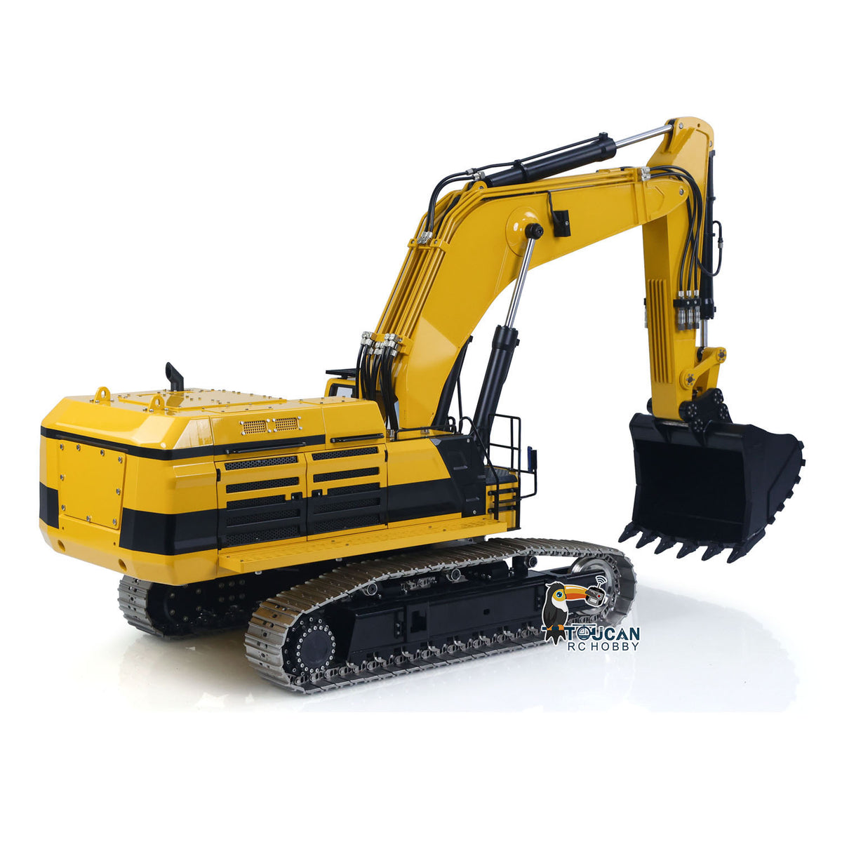 GZJCModel 395F 1/12 Metal RC Hydraulic Excavator RTR Dual Pump System 6CH Valve