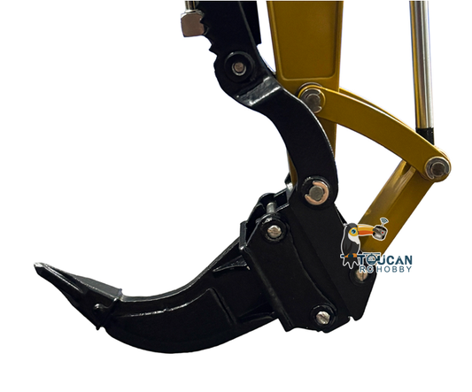 TOUCAN RC HOBBY BMG Metal Gripper Ripper for 1/14 C308 RC Metal Hydraulic Excavator Model Digger DIY Parts for Serious Enthusiast
