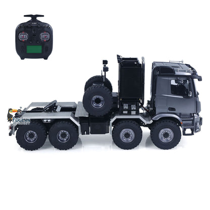TOUCAN RC HOBBY LXY BZ4663 1/14 Metal 8x8 RC Tractor Truck PNP 3 Speed Transmission Differential Lock Axles Remote Winch ST8 Controller Light Sound for Model Collectors