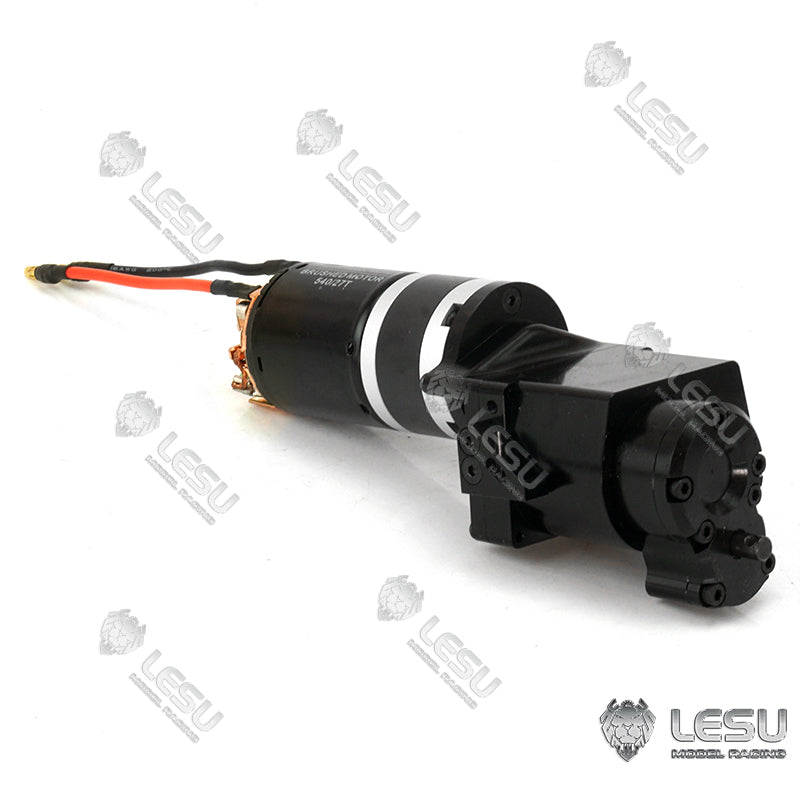 TOUCAN RC HOBBY Metal LESU GearBox Transmission 2Speed Rear Drive 1/14 1/5 Planetary Reduction for RC 1/14 Tractor Truck Dumper TAMIIYA DIY
