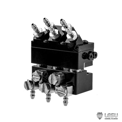 TOUCAN RC HOBBY LESU Metal Hydraulic Nozzle Unit of Quick Coupler 1/14 RC Excavator Aoue LR960 Metal Part DIY Hobby Models Accessories