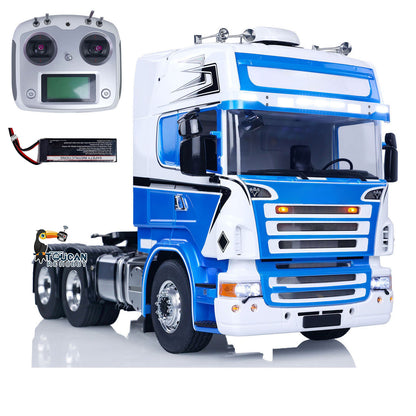 TOUCAN RC HOBBY LESU Metal Chassis 1/14 6x6 Remote Control Tractor Truck Painted Assembled Radio Control Car