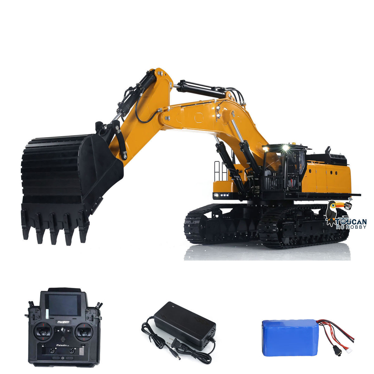 TOUCAN RC HOBBY Kabolite K980 1/14 Hydraulischer RC-Bagger SY980H Riesen-Bagger PL18 Lite Funksteuerung Baustellenfahrzeug DIY Simulationsauto