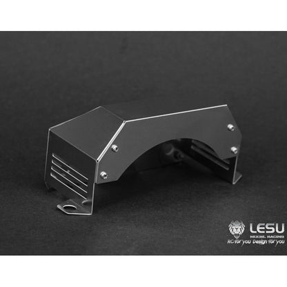 TOUCAN RC HOBBY LESU Metal Gearbox Engine Cover for 1/14 RC Tractor Radio Control Truck Car Spare Part DIY Accessories Decorations