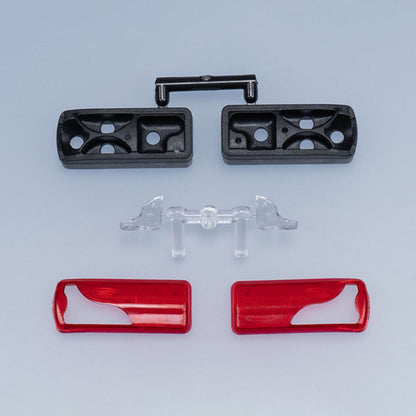 TOUCAN RC HOBBY LED 5V Kunststoff-Rücklicht für 1/14 DIY ferngesteuerte Sattelzugmaschine LKW Modell Anhänger Kipper Autozubehör