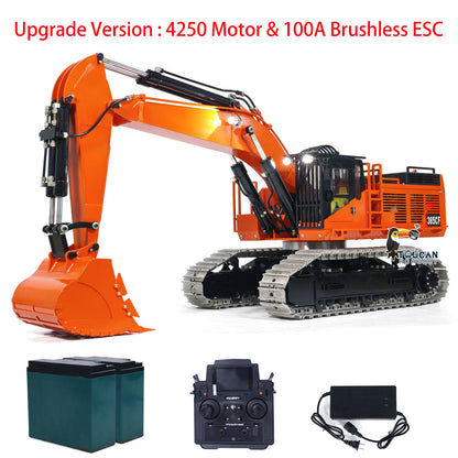 TOUCAN RC HOBBY  1/8 385CF Metal Hydraulic RC Excavator RTR 150KG Heavy Duty Remote Control Diggers Ready to Run Upgraded Version Models