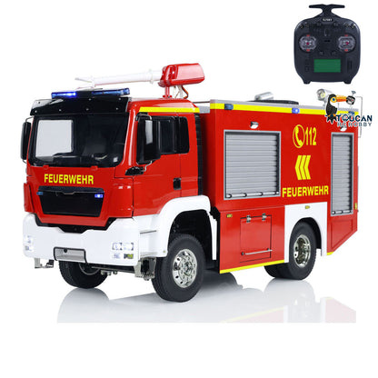 TOUCAN RC HOBBY 4x2 RC Fire Fighting Truck 1:14 2-speed Transmission Radio Control Fire Vehicles Assembled and Painted Sound Light System