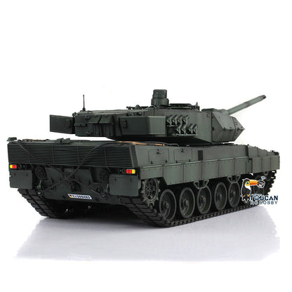 TOUCAN RC HOBBY Heng Long 1/16 TK7.0 3889 Leopard2A6 RTR RC Tank FPV Barrel Recoil BB IR Smoke 360 Degrees Turret Metal Tracks Road Drive Idler Wheels Gearbox