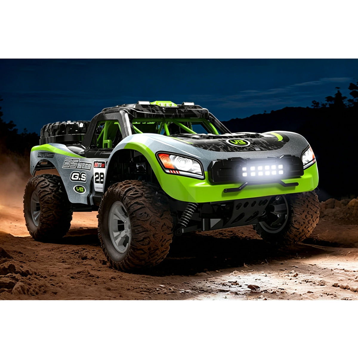 TOUCAN RC HOBBY JJRC 1/10 Allradantrieb 2,4 GHz ferngesteuertes Offroad-Fahrzeug RC-Automodell fahrbereit mit Akku, Kabel, Motor, ESC und Servo