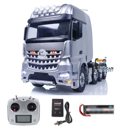 TOUCAN RC HOBBY LESU 1/14 8x8 RC Tractor Truck Metal Chassis High-Quality DIY Remote Control Car