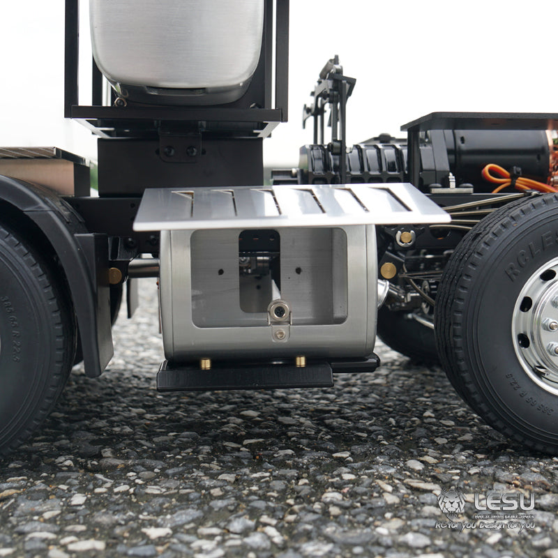 TOUCAN RC HOBBY LESU 1/14 8x8 Metal Chassis for 3363 Low Roof RC Tractor Truck 3 Speed Transmission SAVOX 1251 Steering Servo 540 Brushed Motor for RC builder