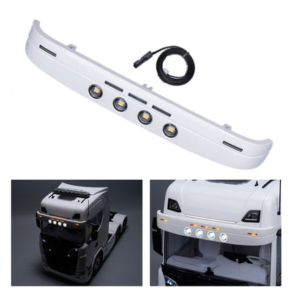 TOUCAN RC HOBBY Plastic Sun Visor 5-9V LED Light for 1/14 Remote Control Tractor Truck 770S 6X4 4X2 56373 RC Lorry Car Upgrade Part
