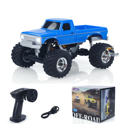 TOUCAN RC HOBBY JiaBaiLe 3602 1/36 4WD 2.4G Radio Controlled Off Road Vehicles Mini Crawler Car Battery Lights RTR RC Model Children