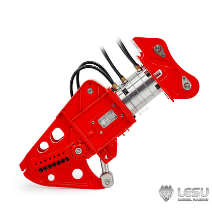 TOUCAN RC HOBBY LESU C0053/C0052-A Metal Hydraulic Shear with 270 Degrees Rotation for 1/14 RC Excavator Aoue C374F BA-B0001 Remote Control Construction Vehicles