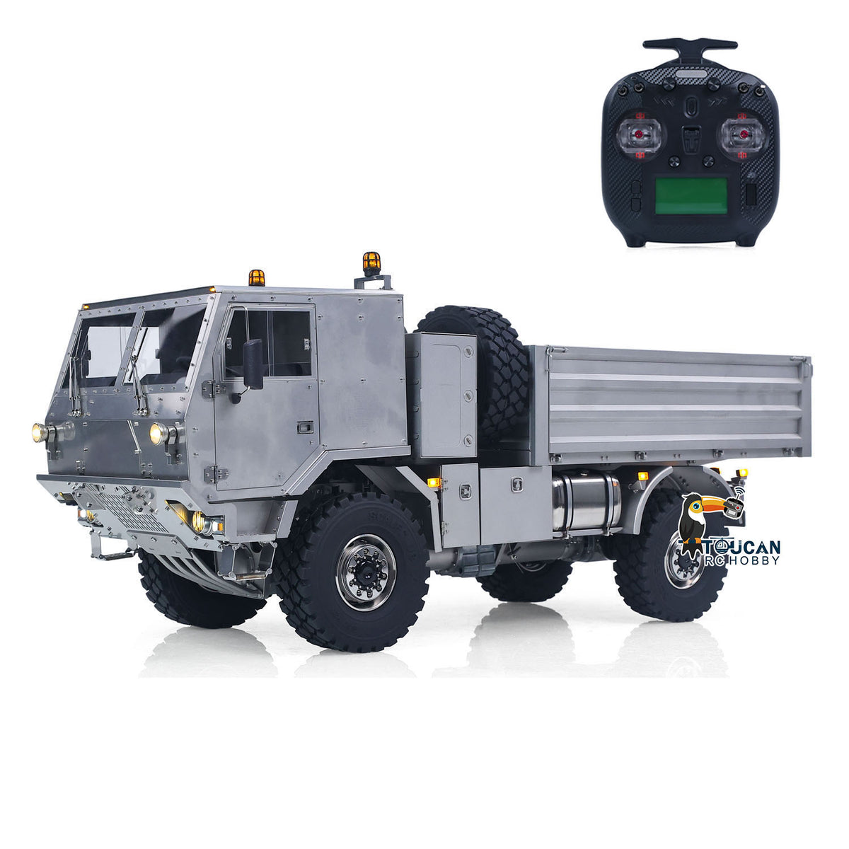 In Stock TOUCAN RC HOBBY ScaleClub T815 3Speed 1/14 RC Off Road Military Truck Metal Body Remote Control 4X4 Transport Vehicle Flysky ST8 Radio Differential Locks