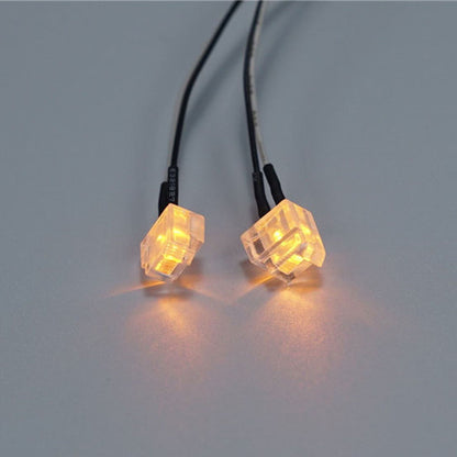 TOUCAN RC HOBBY Foot Pedal Light Plastic 3V LED Turn Lamp for DIY 1:14 Remote Control Tractor Truck R620 R470 Model Car Accessorie Upgrade