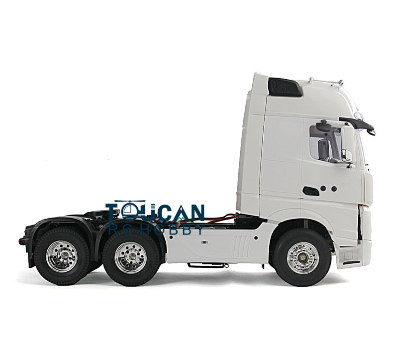 TOUCAN RC HOBBY HHRC 1/14 Scale 6*4 3Axles High Top RC Tractor Radio Controlled Trailer Truck Car KIT DIY Painted Model Motor