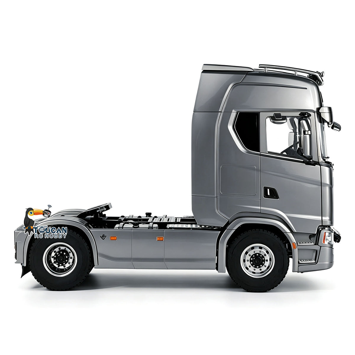 TOUCAN RC HOBBY MODO 770S 1/14 4x4 Metal RC Tractor 2Speed Gearbox Differential Locks RC Lorry Car ST8 Radio Lights Sounds Battery Charger RTR Model