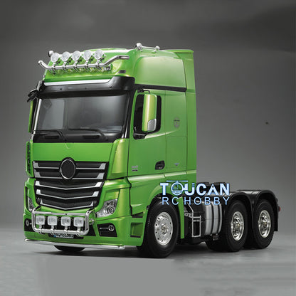 TOUCAN RC HOBBY HHRC Hobby 1/14 6x4 Painted KIT Highline RC Tractor Truck Radio Controlled Car Model Open Door Motor Eletric Machine