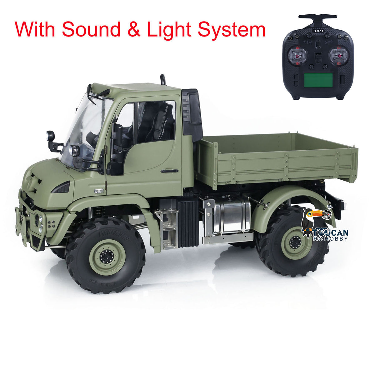 TOUCAN RC HOBBY MODO Customized 1/10 U423 4X4 RC Off-road Vehicles Remote Controlled Rock Crawler Car PNP Version Metal Bucket Painted Assembled