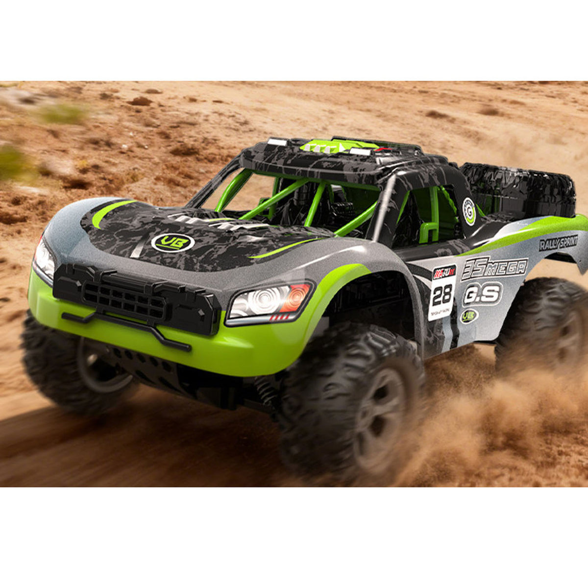 TOUCAN RC HOBBY JJRC 1/10 Allradantrieb 2,4 GHz ferngesteuertes Offroad-Fahrzeug RC-Automodell fahrbereit mit Akku, Kabel, Motor, ESC und Servo