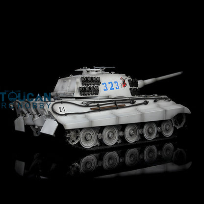 TOUCAN RC HOBBY Heng Long 1/16 TK7.0 Plastic German King Tiger RTR RC Tank Model 3888A Sound Light Smoke BB Infrared Combat Metal Barrel