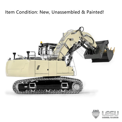 TOUCAN RC HOBBY LESU Aoue LR956 1/14 Metal RC Front Shovel Digger B0041 Dual Pumps Hydraulic Excavator KIT with 4CH Valve Brushless Motor Light System