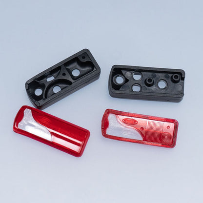 TOUCAN RC HOBBY LED 5V Kunststoff-Rücklicht für 1/14 DIY ferngesteuerte Sattelzugmaschine LKW Modell Anhänger Kipper Autozubehör