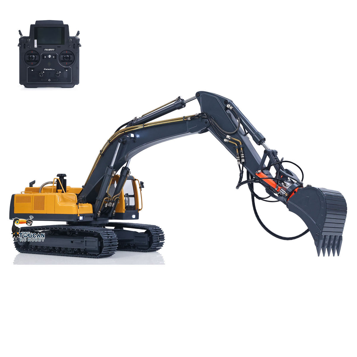 JDM V2 1/14 Metal RC Hydraulic Digger
