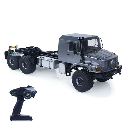 TOUCAN RC HOBBY JDModel 218 1/14 6*6 Plastic RC Tractor Truck Kit/PNP 2-Speed Transmission Hobbywing Brushed ESC Motor Differential Lock DIY Model for Enthusiasts