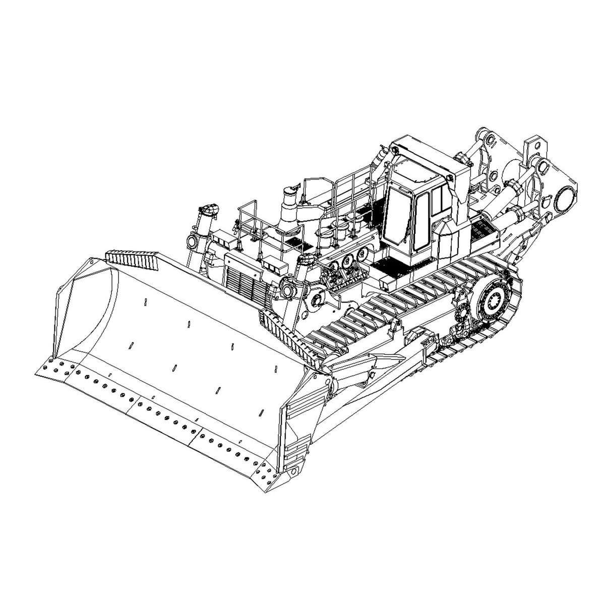 TOUCAN RC HOBBY JDMODEL 575 Metal 1/14 Remote Controlled Bulldozer Heavy Hydraulic Construction Truck Frsky X14 Radio Sound Light for Vehicle Enthusiast