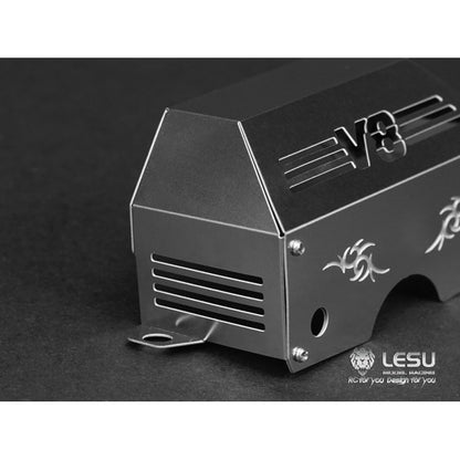 TOUCAN RC HOBBY LESU Metal Gearbox Engine Cover for 1/14 RC Tractor Radio Control Truck Car Spare Part DIY Accessories Decorations