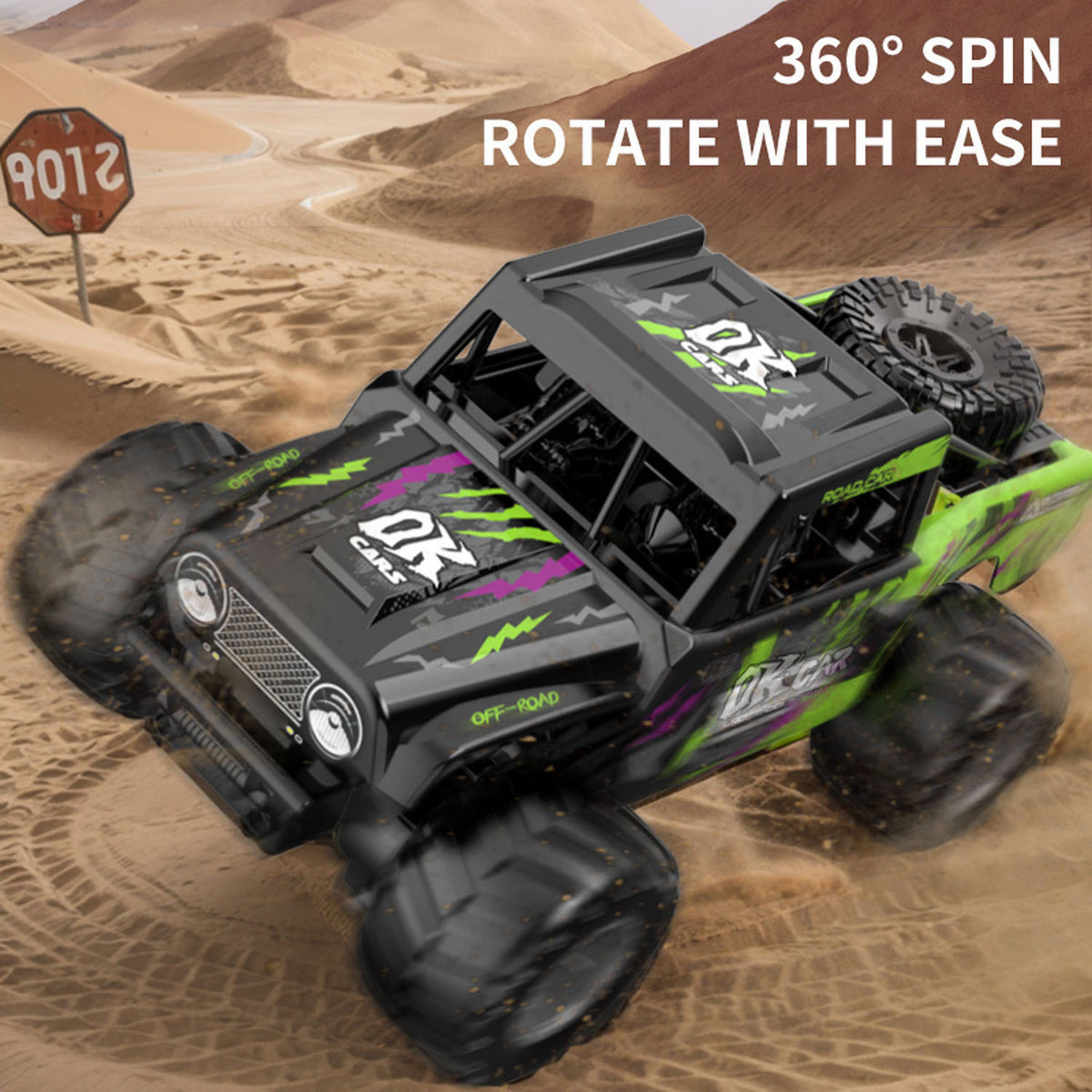 TOUCAN RC HOBBY JJRC 1:18 RC Off Road Car Q191 Waterproof Remote Control Amphibious Vehicle 360 Rotation Stunt Car Electric 4WD Ready To Run Battery
