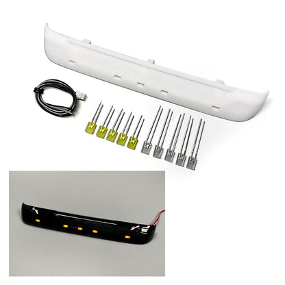 TOUCAN RC HOBBY Plastic Sun Visor 3V LED Light for 1/14 DIY R620 R470 S730 Remote Control Tractor Truck 56323 56318 56327 RC Lorry Model