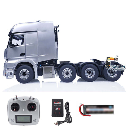 TOUCAN RC HOBBY LESU 1/14 8x8 RC Tractor Truck Metal Chassis High-Quality DIY Remote Control Car