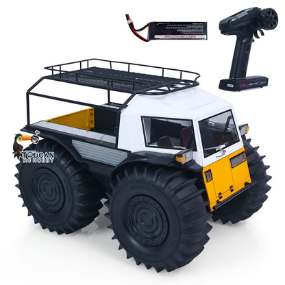 TOUCAN RC HOBBY 1/10 Scale All-terrain RC Off-road Vehicle Amphibious Climbing Car KIT/RTR D-E077 Painted Light Sound System
