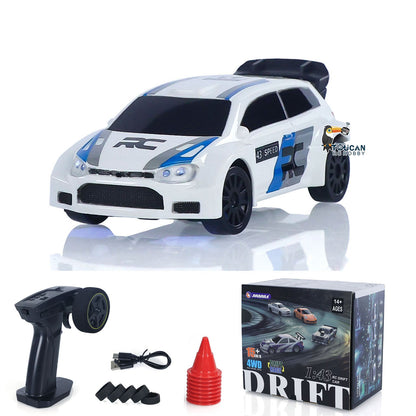 TOUCAN RC HOBBY JiaBaiLe 1/43 High Speed 2.4G Radio Controlled Racing Car RC Drift Vehicle 4WD RTR Mini Model Car Battery for Children