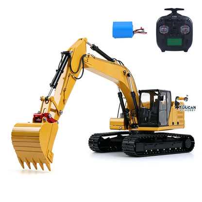 TOUCAN RC HOBBY C320 1/14 Metal RTR RC Hydraulic Excavator 3-Way Valve Brushless Motor & ESC Quick Coupler LCD Battery Spotlights for Model Enthusiasts