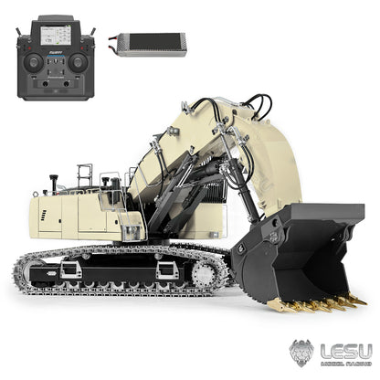 TOUCAN RC HOBBY LESU LR956 1/14 Metal RC Hydraulic Front Shovel Digger B0041 Dual Pump Excavator with Brushless Motor Light System for Outdoor Fun