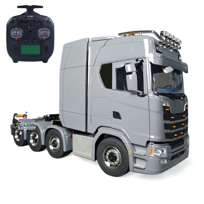 TOUCAN RC HOBBY LXY SC 770S 1/14 8*8 Radio Control Tractor Truck Wheel Side Reduction Axles Three Speed Transmission Hobbywing 1060 ESC 35T Motor
