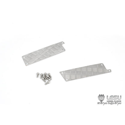 TOUCAN RC HOBBY LESU ABS Cabin Roof Metal Front Rear Bumper Tow Hook for DIY 1/14 RC R620 R470 Tractor Cabin Roof Ornament Plate of Taillight
