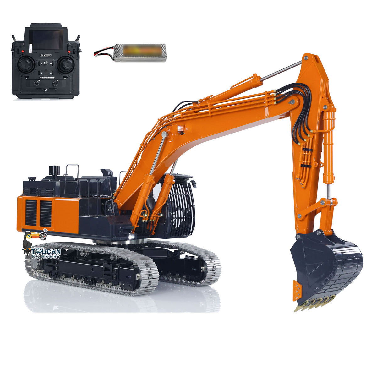 LESU Metal 1/14 RC Hydraulic Excavator Aoue ZX490