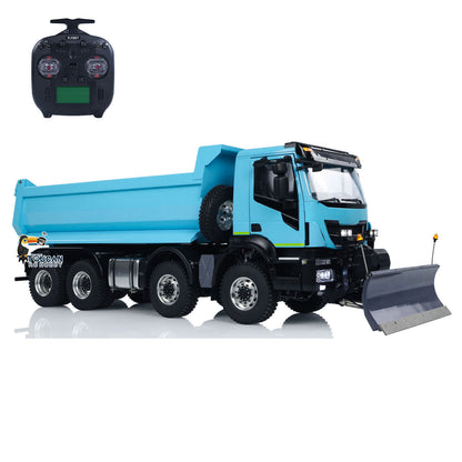 TOUCAN RC HOBBY MODO 1:14 8x8 RC Hydraulic Equipment Radio Control Tipper Car 2-speed Dump Truck DIY Model Sound Light ST8 LED Light Sound