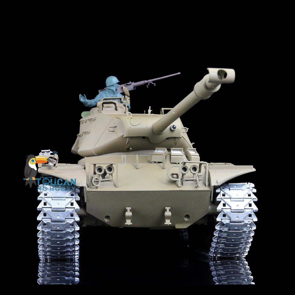 TOUCAN RC HOBBY Heng Long 1/16 TK7.0 USA Walker Bulldog 3839 RTR RC Tank FPV 360 Degrees Turret Smoke IR BB Unit Metal Tracks Gearbox Sprockets Wheels