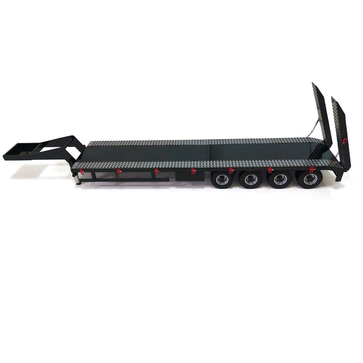 TOUCAN RC HOBBY 1/14 Metal 4 Axles Semi-trailer Trailer for RC Tractor Truck Remote Controlled Simulation Car Electric Machine Painted Assembled